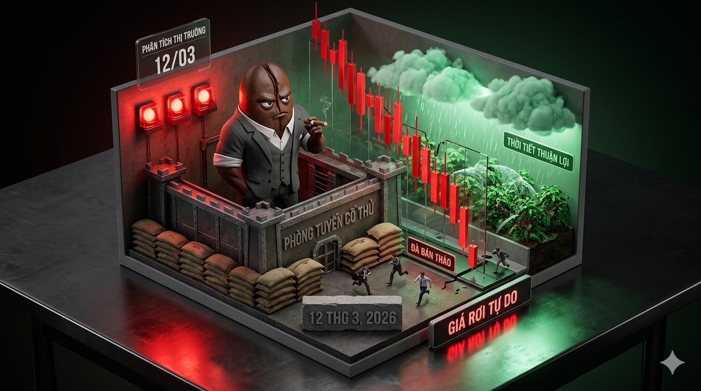 Cà phê lao dốc không phanh: Thời tiết thuận lợi kích hoạt đà bán tháo, giới sản xuất lùi về phòng tuyến cố thủ